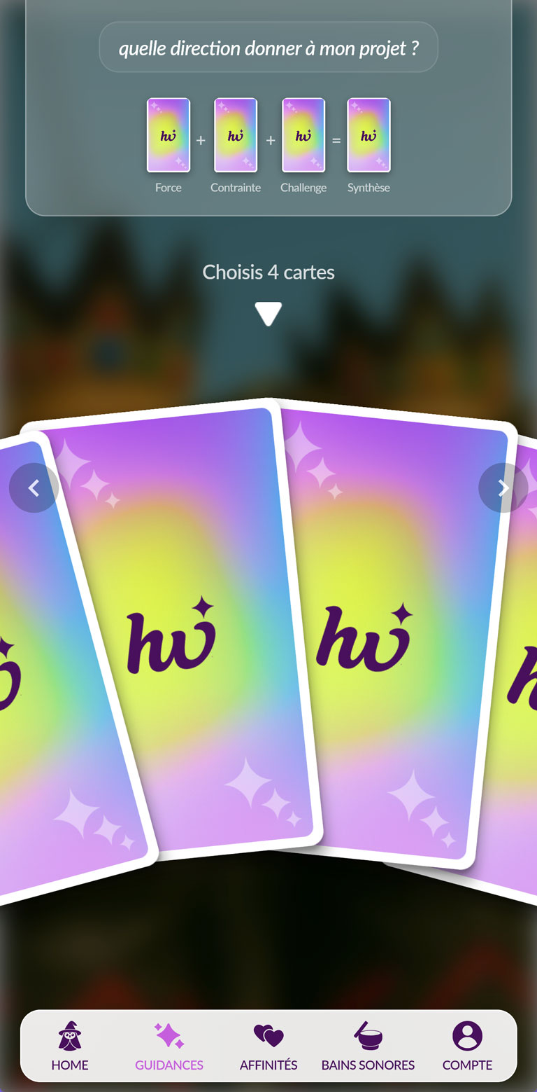 App Holistic Witch — Tarot